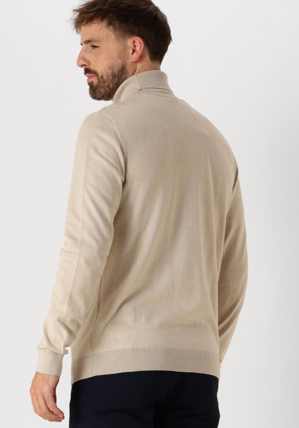 SELECTED HOMME Heren Truien & Vesten Slhberg Roll Neck Noos Beige