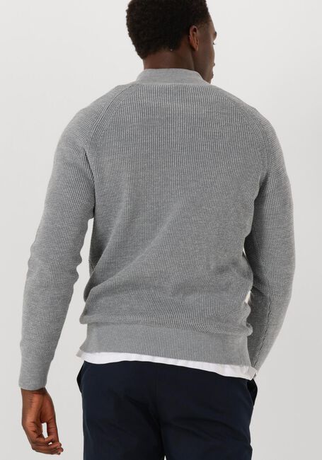 Blauwe GENTILUOMO Trui TURTLE ZIP - large