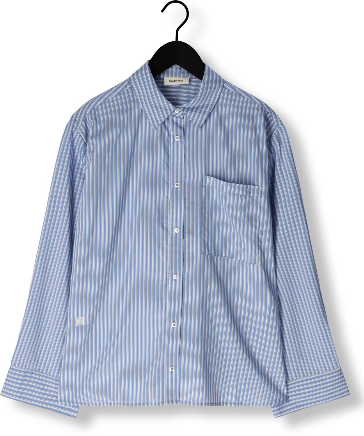 MODSTRÖM Modström Dames Blouses Kadirmd Stripe Shirt Blauw