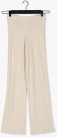 Zand ANOTHER LABEL Flared broek AURELIE KNITTED PANTS