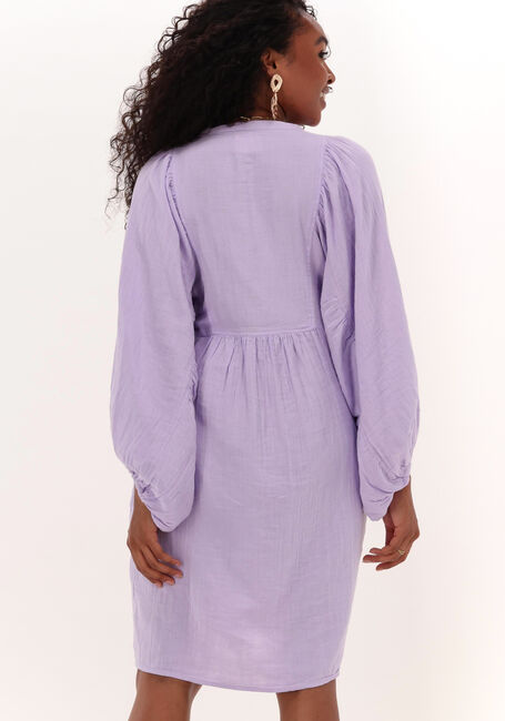 Lila SISSEL EDELBO Mini jurk STINE ORGANIC COTTON DRESS - large