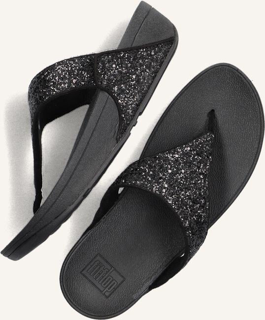Zwarte FITFLOP Slippers LULU GLITTER TOE-POST Zwarte FITFLOP Slippers LULU GLITTER TOE-POST - large