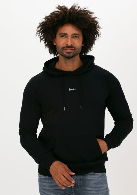 Zwarte FORÉT Sweater BISON HOODIE - large