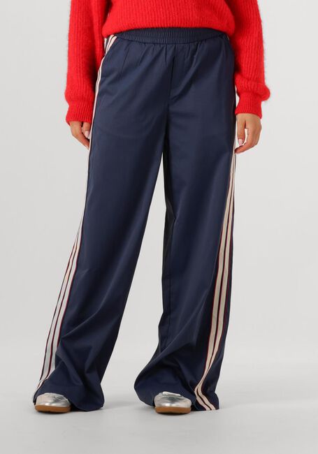 Donkerblauwe CO'COUTURE Wijde broek MINGUS LONG PANT - large