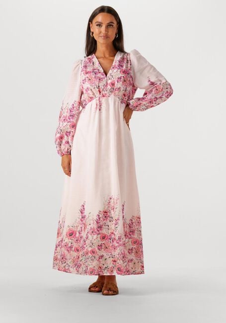 Lichtroze NEO NOIR Maxi jurk SILFI FLOWER PRINT DRESS - large