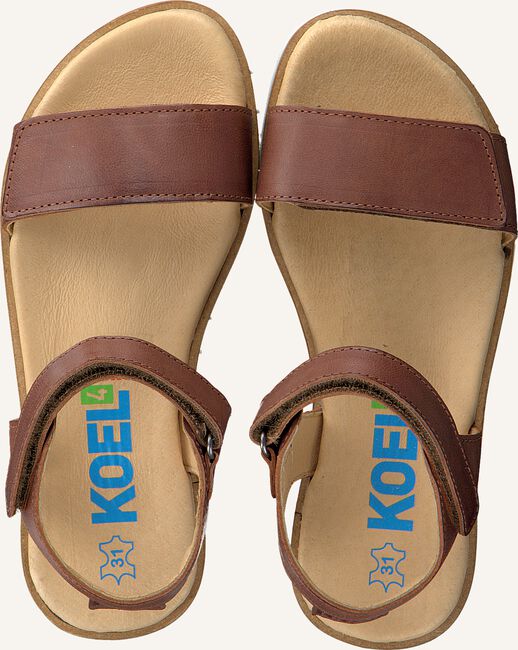 Cognac KOEL4KIDS Platte sandalen OLGA Cognac KOEL4KIDS Platte sandalen OLGA - large