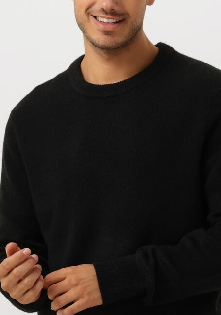 Zwarte SCOTCH & SODA Trui SOFT KNIT REGULAR FIT SWEATER - large