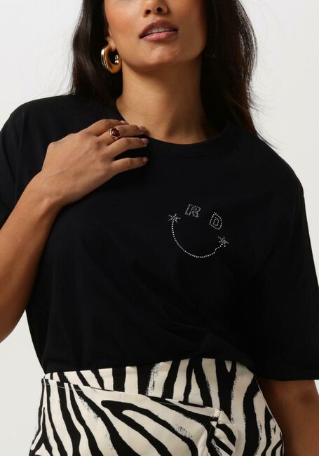Zwarte REFINED DEPARTMENT T-shirt MEXIE - large