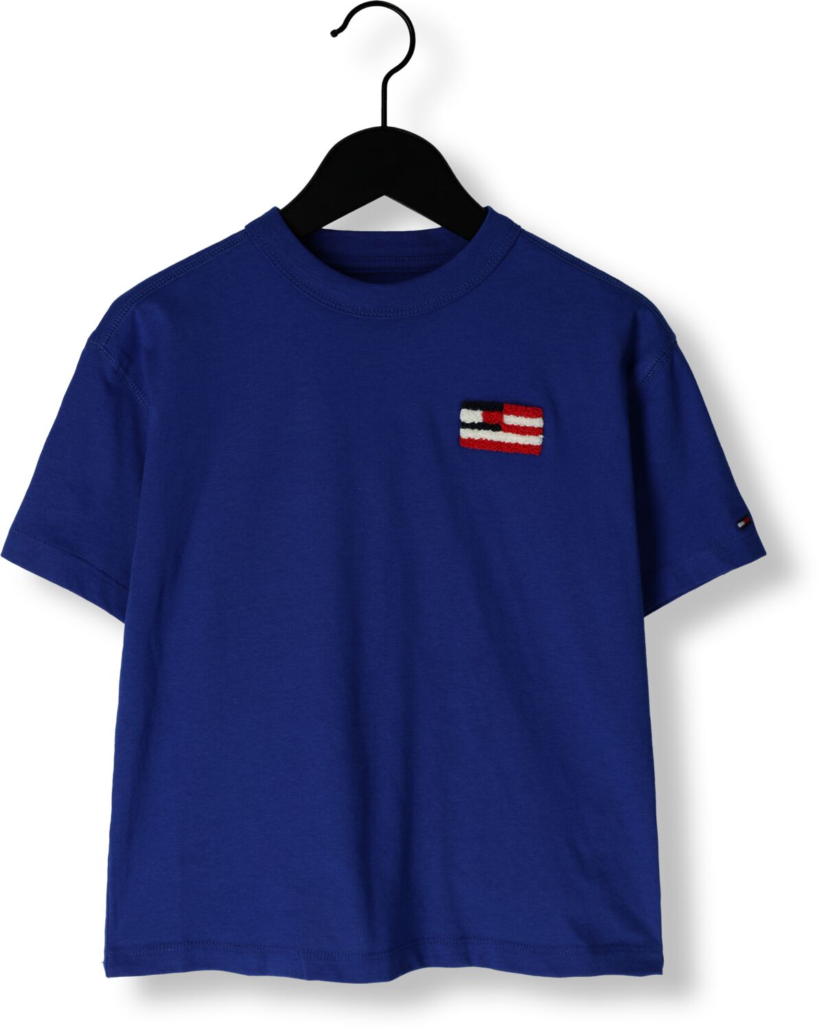 TOMMY HILFIGER Jongens Polo's & T-shirts Hilfiger Flag Terry Emb Tee Ss Blauw