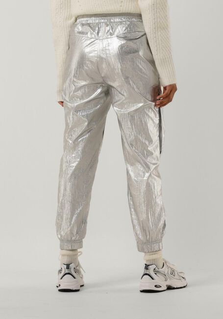 Zilveren CO'COUTURE Pantalon TRICE METAL TECH PANT - large