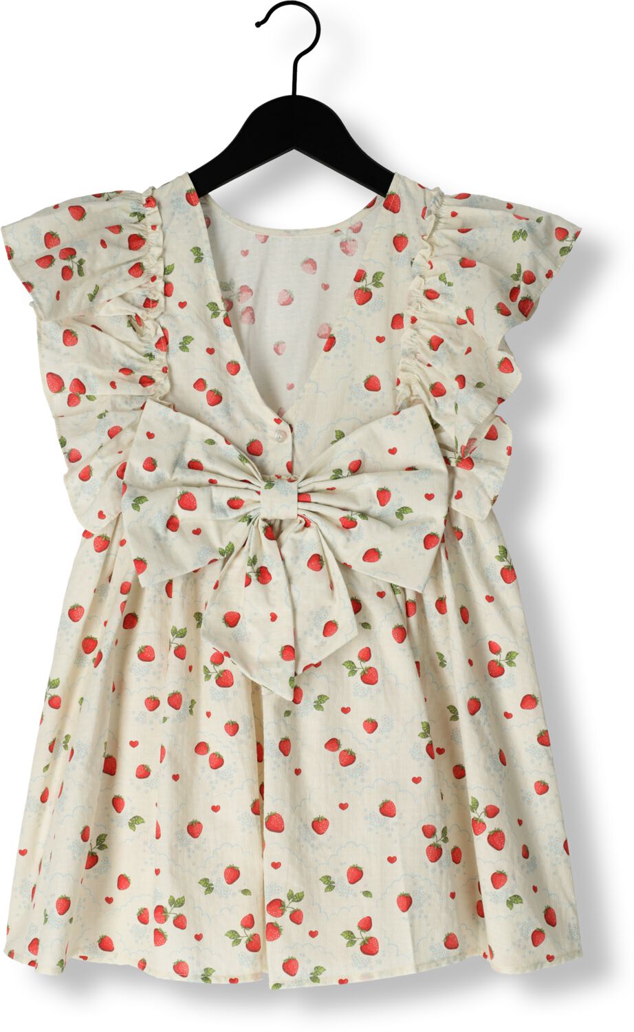 KONGES SLOJD Meisjes Jurken Evia Bow Dress Gots Roze