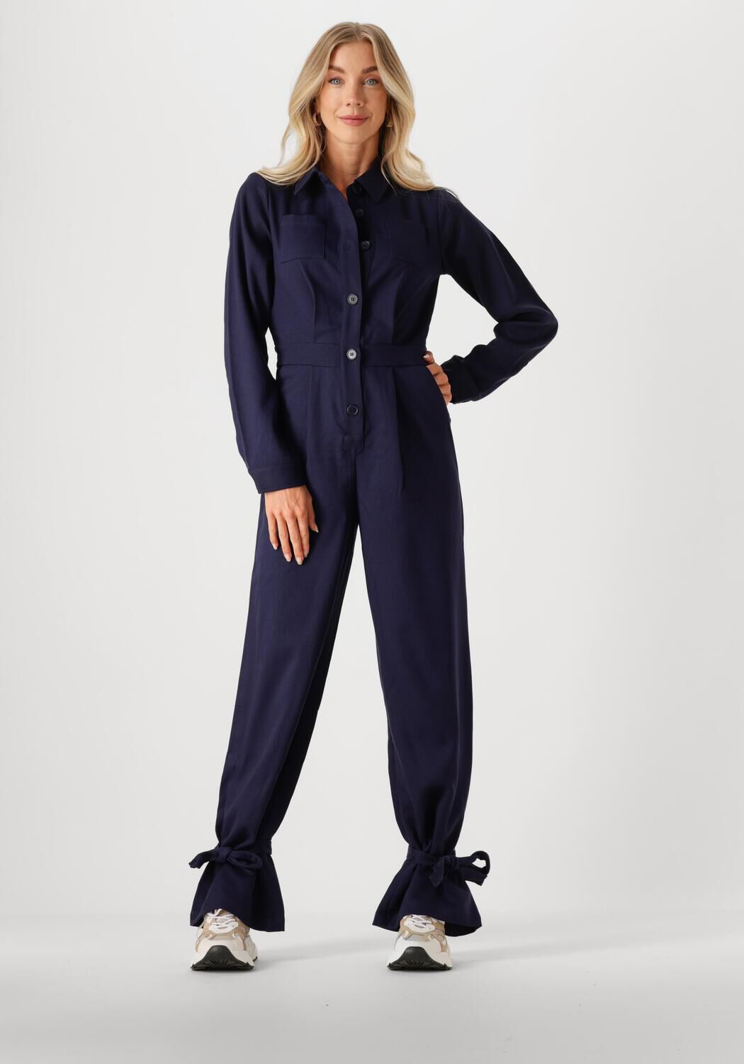 Donkerblauwe OMODA ATELIER Jumpsuit X NINA - NINA - large