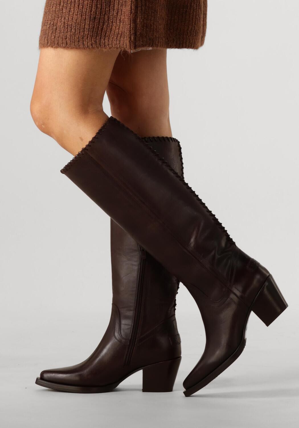 Bruine SHABBIES Hoge laarzen JAYMIE TUBA - large