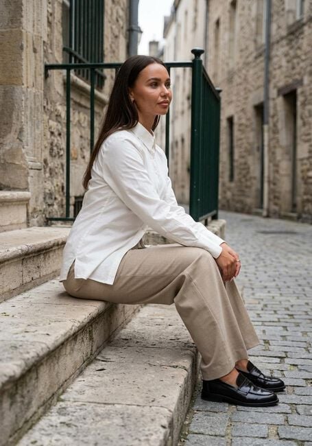 Witte Y.A.S. Blouses YASAREJA LS SHIRT S. - large
