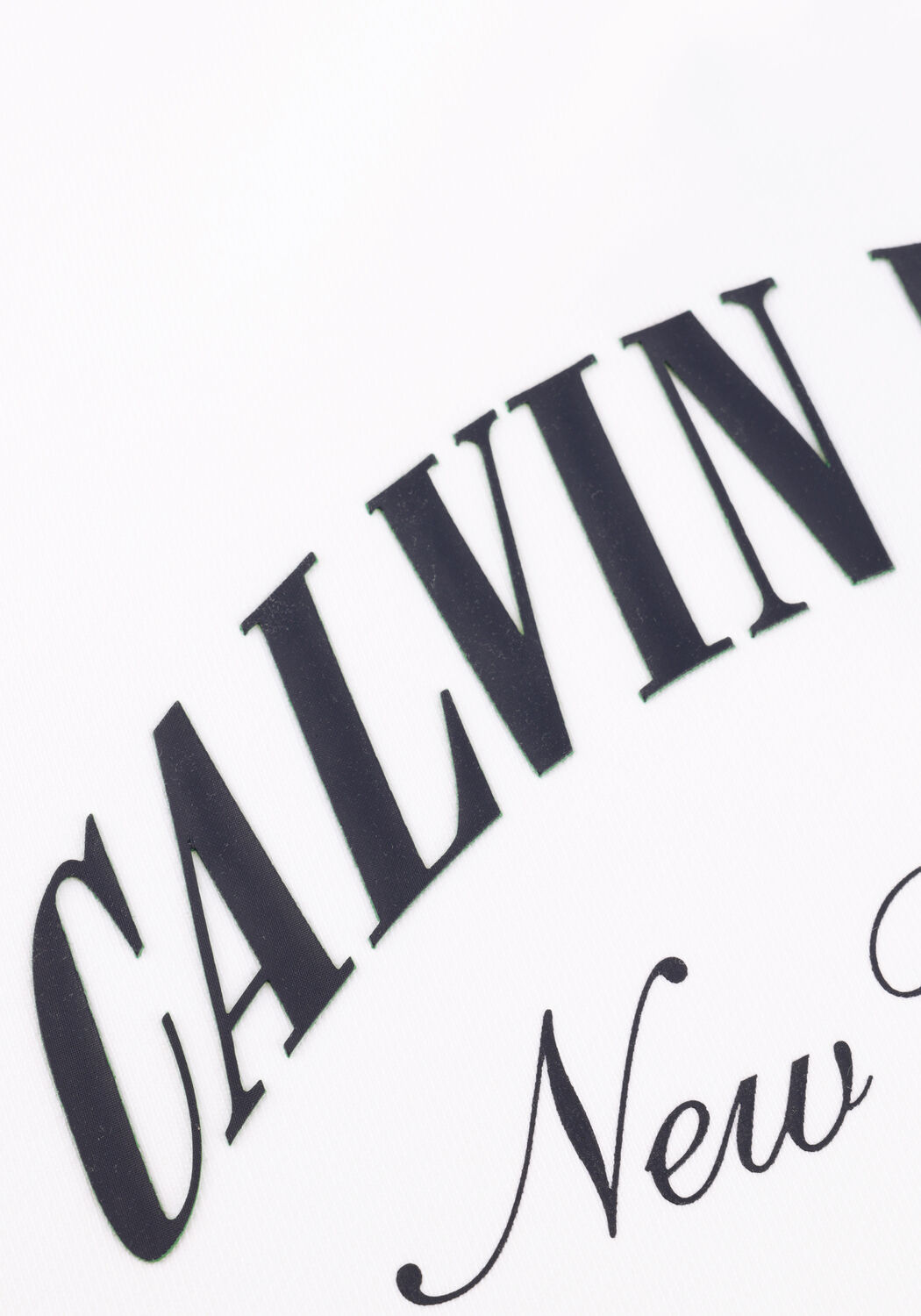 Witte CALVIN KLEIN Trui LOGO GRAPHIC CREWNECK SWEATSHIRT - large