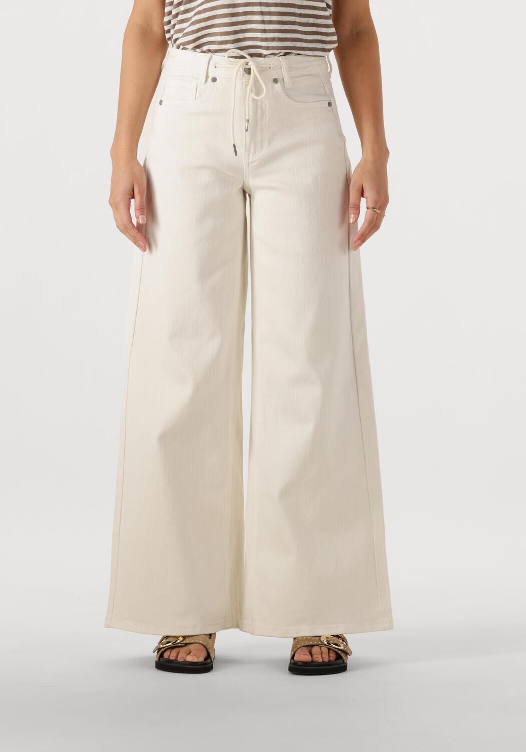 MY ESSENTIAL WARDROBE Dames Jeans Dangomw 157 X-wide Ecru
