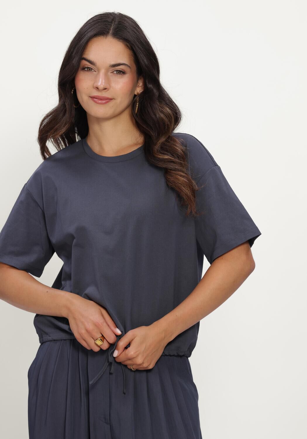 Antraciet MSCH COPENHAGEN Top MSCHDATTE TEE - large