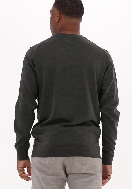 Groene SELECTED HOMME Trui TOWN MERINO COOLMAX KNIW CREW B - large