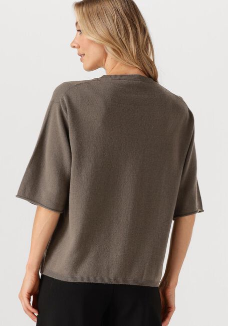 Taupe KNIT-TED Trui MER - large