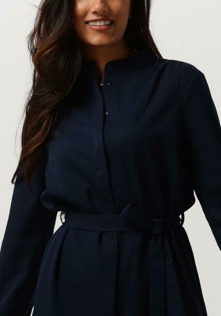 Donkerblauwe ANOTHER LABEL Mini jurk DALYCE DRESS L/S - large