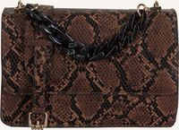 Bruine BECKSONDERGAARD Schoudertas SNAKE MAYA BAG - medium