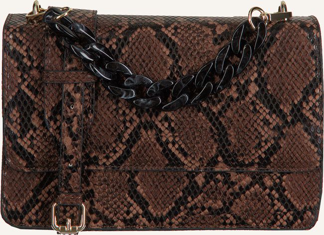 Bruine BECKSONDERGAARD Schoudertas SNAKE MAYA BAG Bruine BECKSONDERGAARD Schoudertas SNAKE MAYA BAG - large