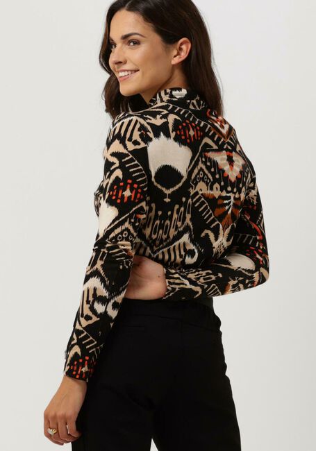 Multi SUMMUM Trui TOP IKAT ON WOOL BLEND - large