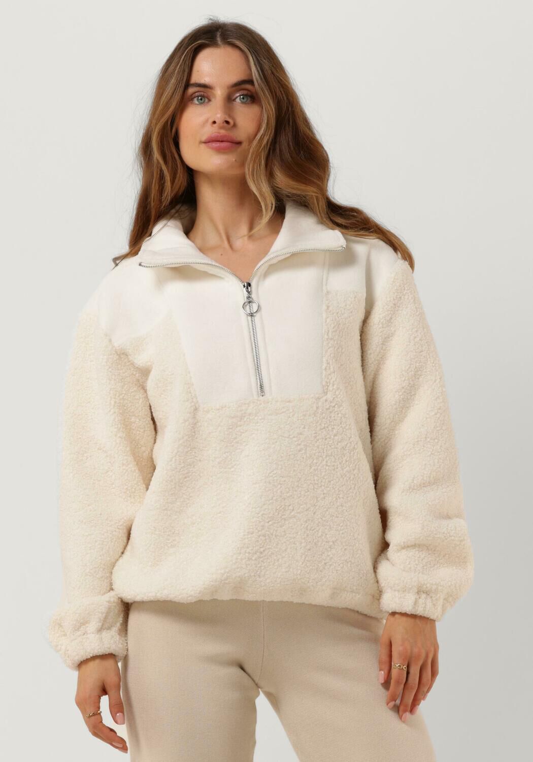 Hallhuber Sweater met korte mouwen room casual uitstraling Mode Sweaters Sweaters met korte mouwen 