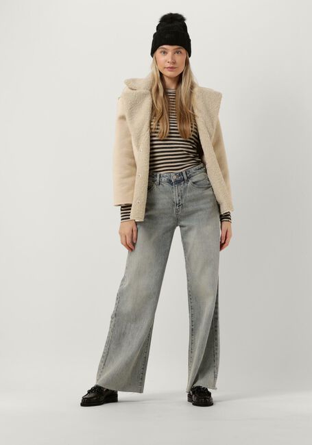 Ecru KNIT-TED Teddy jas NICOLA JACKET - large