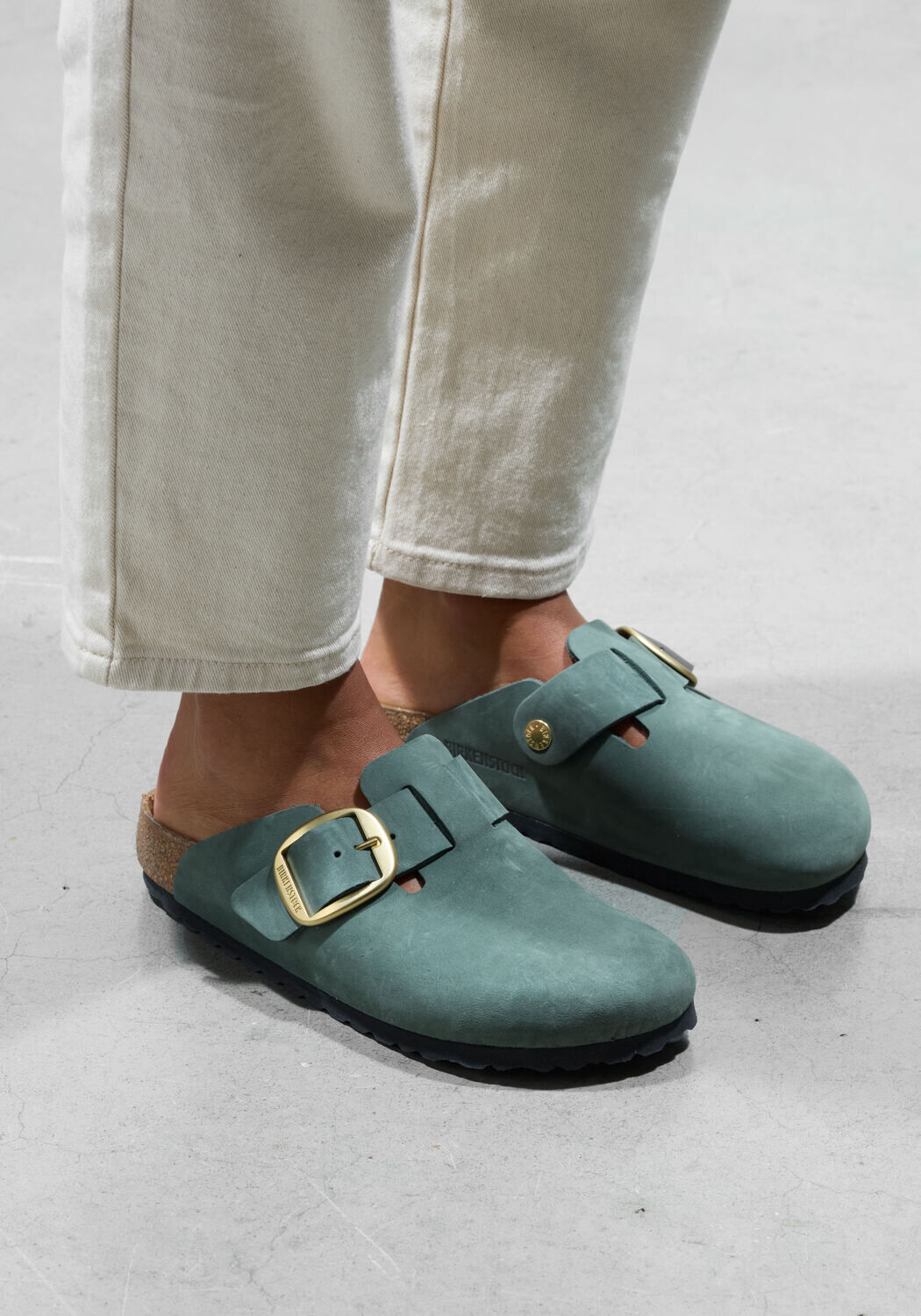 Groene BIRKENSTOCK Instappers SUE - medium