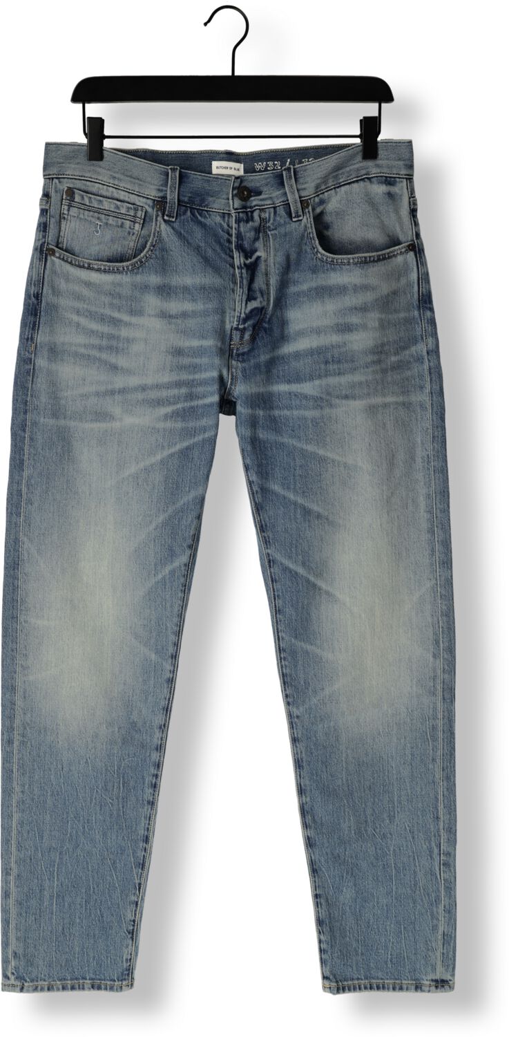 BUTCHER OF BLUE Heren Jeans Stockton Loose Vintage Lichtblauw