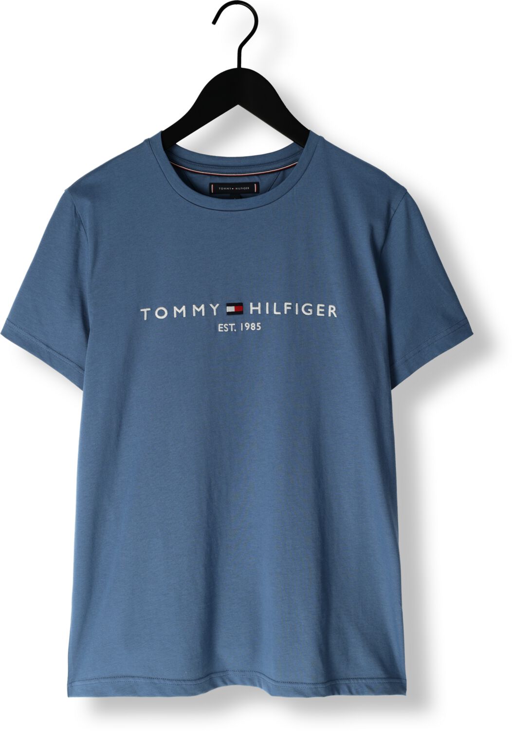 TOMMY HILFIGER Heren Polo's & T-shirts Tommy Logo Tee Blauw