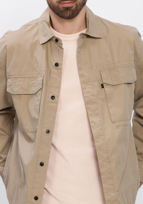 Beige BUTCHER OF BLUE Overshirt DAN COTTON OVERSHIRT - large