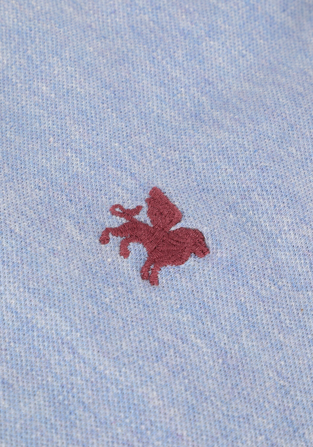 Lichtblauwe VANGUARD Polo SHORT SLEEVE POLO PIQUE STRETCH PEACHED - large