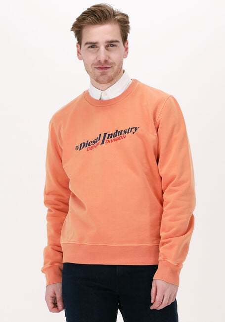 Oranje DIESEL Sweater S-GINN-IND - large