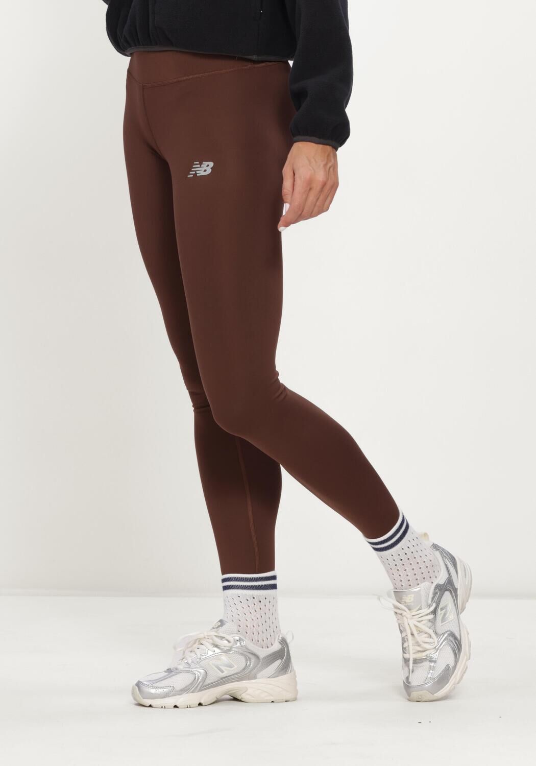 Bruine NEW BALANCE Sportleggings NB HARMONY HIGH RISE LEGGING 2 - large