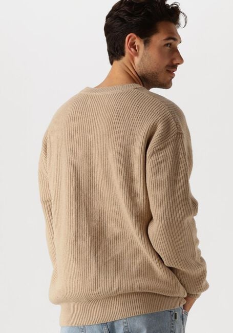 Beige WOODBIRD Trui WBKURT BASE KNIT - large