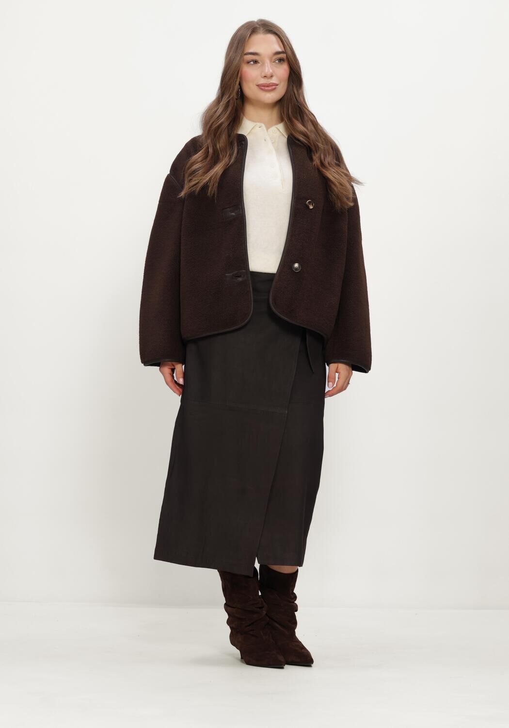 LINA LOCCHI Dames Truien & Vesten Ll-betty Creme