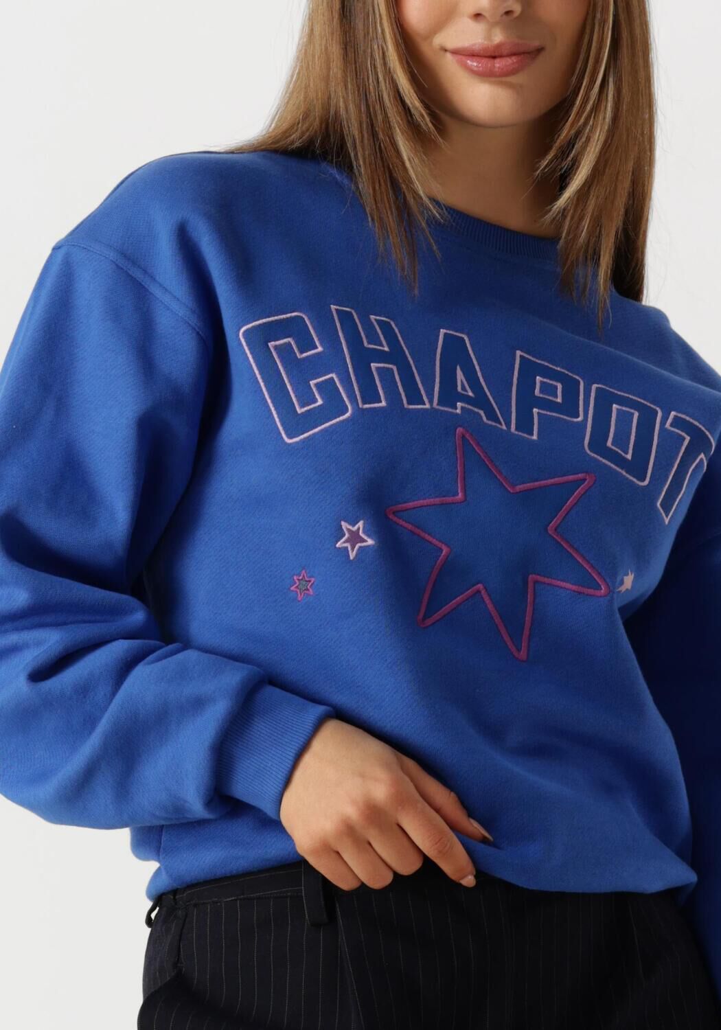 FABIENNE CHAPOT Dames Truien & Vesten Terry Sport Heart Sweater Blauw