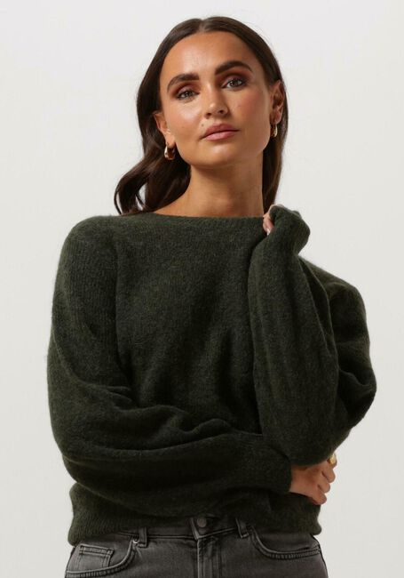 Groene MSCH COPENHAGEN Trui MSCHLILLIAN HOPE PULLOVER - large
