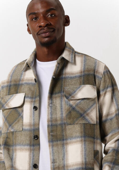 Groene DSTREZZED Overshirt OVERSHIRT HEAVY FLANNEL CHECK - large