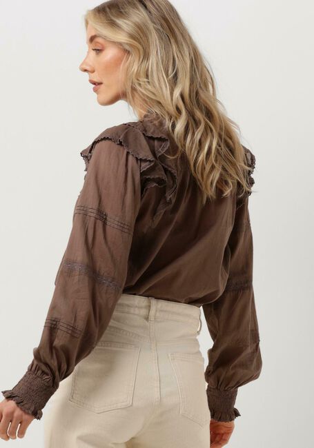 Bruine NEO NOIR Blouses SIMKIE S VOILE BLOUSE - large