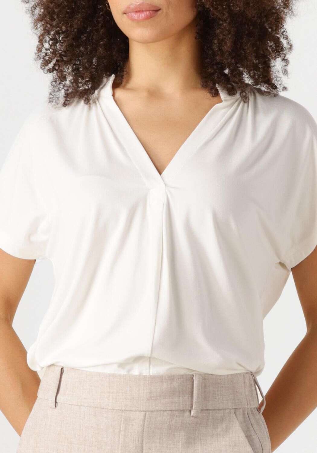 MOS MOSH Dames Tops & T-shirts Shira Tee Wit