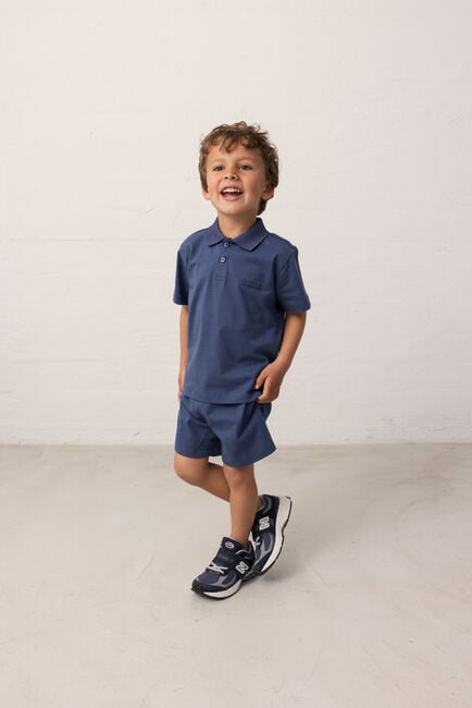 Donkerblauwe MARMAR COPENHAGEN Polo TAD POLO - large