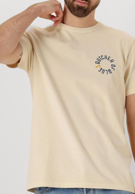 Beige BUTCHER OF BLUE T-shirt ARMY CIRCLE TEE - large
