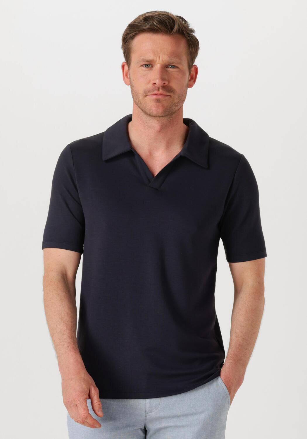 MATINIQUE Heren Polo's & T-shirts Mapolo V Ss Blauw