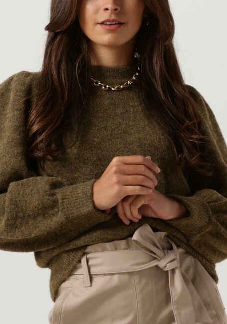 Groene GESTUZ Trui ALPHA GZ PULLOVER - large