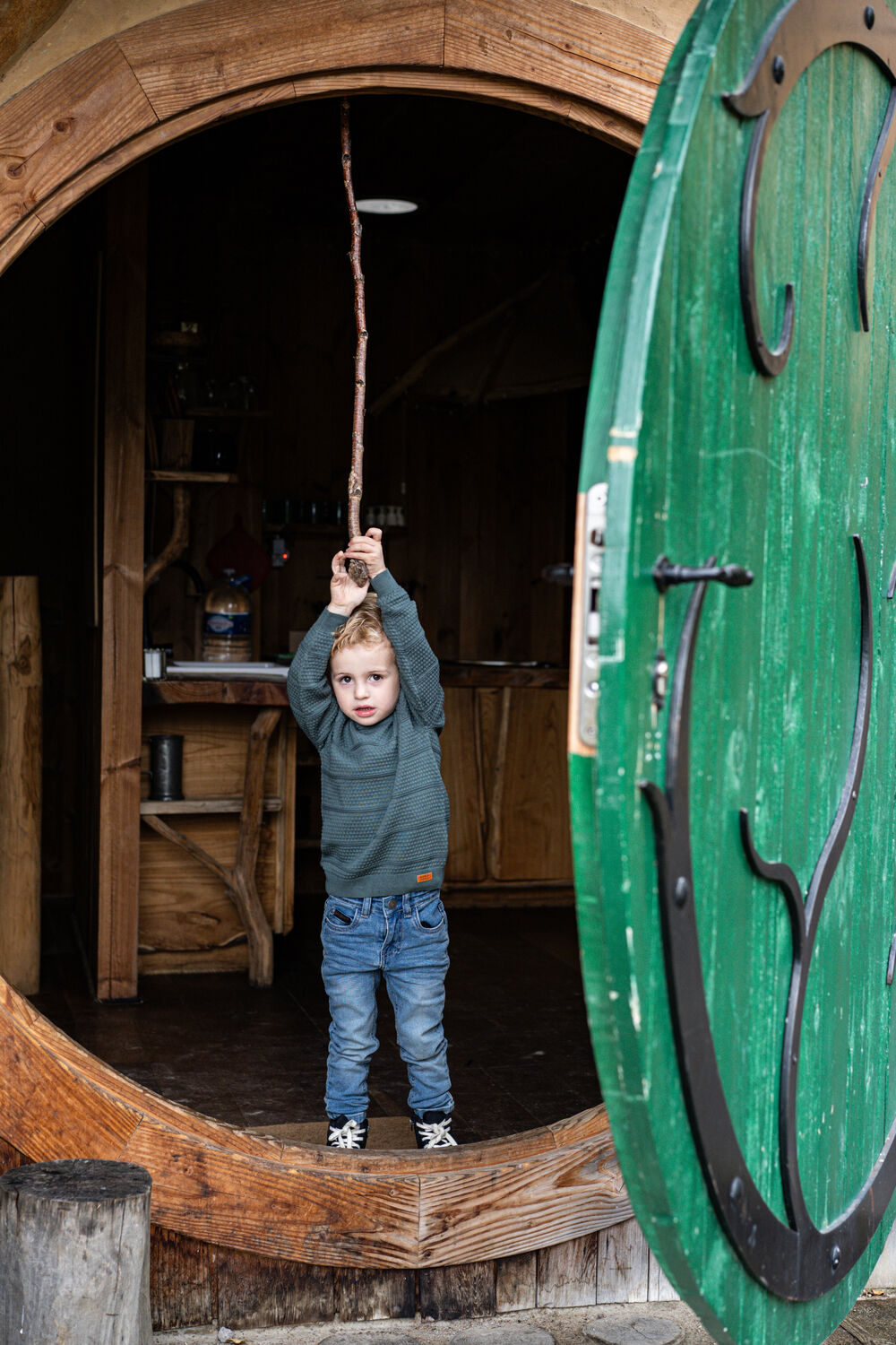 Groene KOKO NOKO Trui Q52856 - large