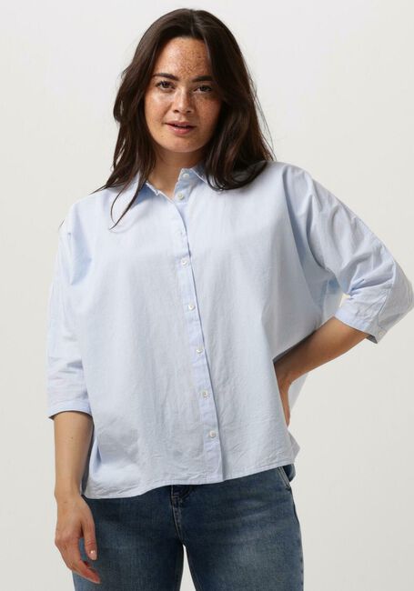 Lichtblauwe BY-BAR Blouses NOREL CHAMPBRAY BLOUSE - large