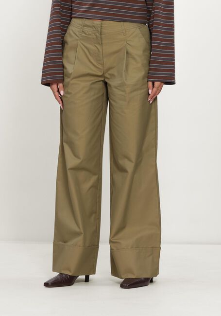Khaki ROUGE EDIT Wijde broek ROUFRANCIE RW WF F/L TROUSER/2 - large